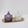 Nordic Colorful Crystal Glass Candy Storage